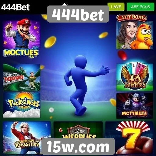 Tipos de jogos disponíveis na plataforma 444bet